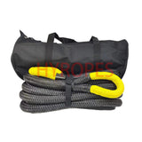 Hyrope Kinetic Recovery Rope, Heavy Duty Nylon 30% Elasticity Energy Snatch Strap for 4x4 Offroad Vehicle Emergency Tool